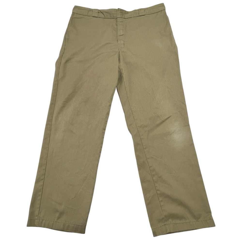 Dickies‎ Men's 874 Original Fit Khaki Pants Sz 40x32 Tan Straight Classic Casual